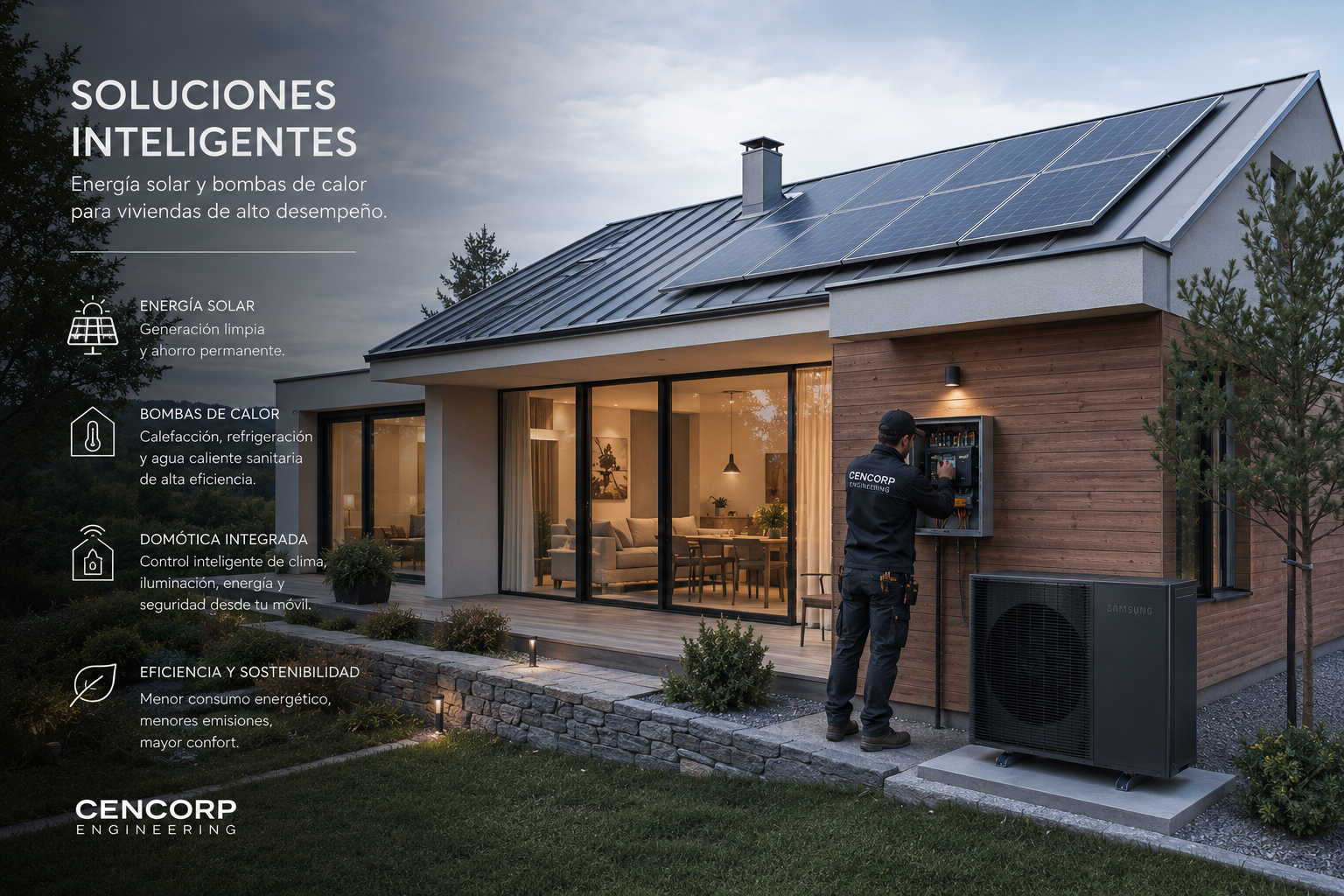 Energía limpia y climatización Cencorp